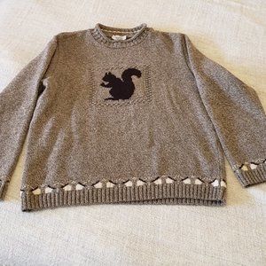 Cute Vintage Squirrel Sweater